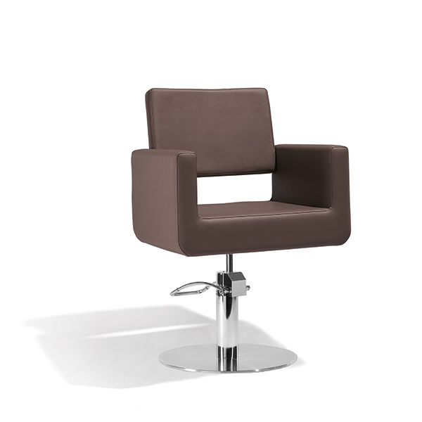  Frisierstuhl Felicitas w/ Round Base Braun