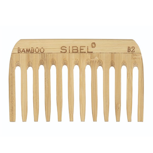 Breitzahnkamm aus Bambusholz B2 Antistatisch 10.2cm