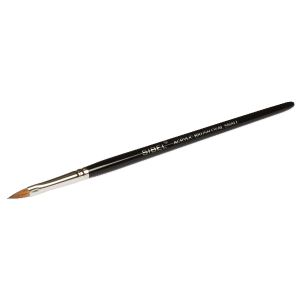  Acryl-Nagelbürste Oval S