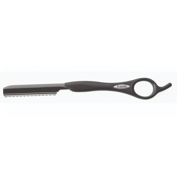 FEATHER Rasiermesser Titanium Schwarz