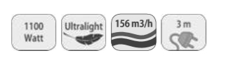 Air-D-Light Haartrockner-Sechoir-Asciugacapelli Black 