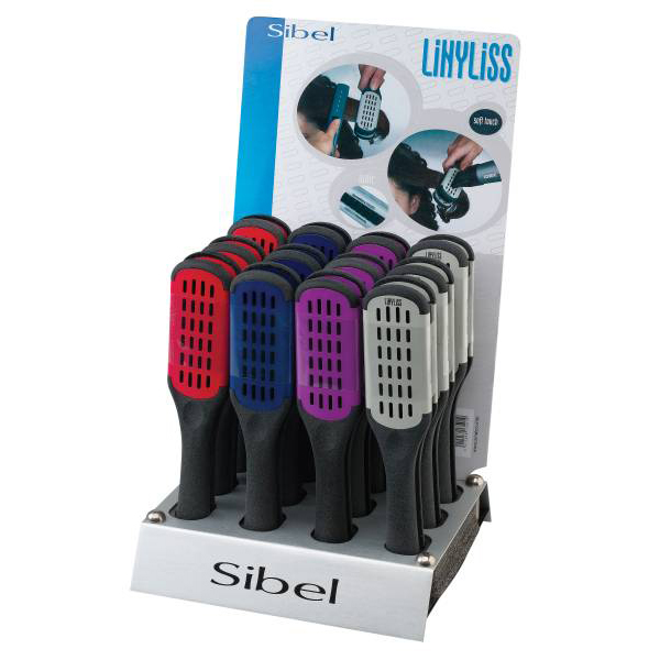  Belüftete Bürste Linyliss Glätter Display 12 Stk.