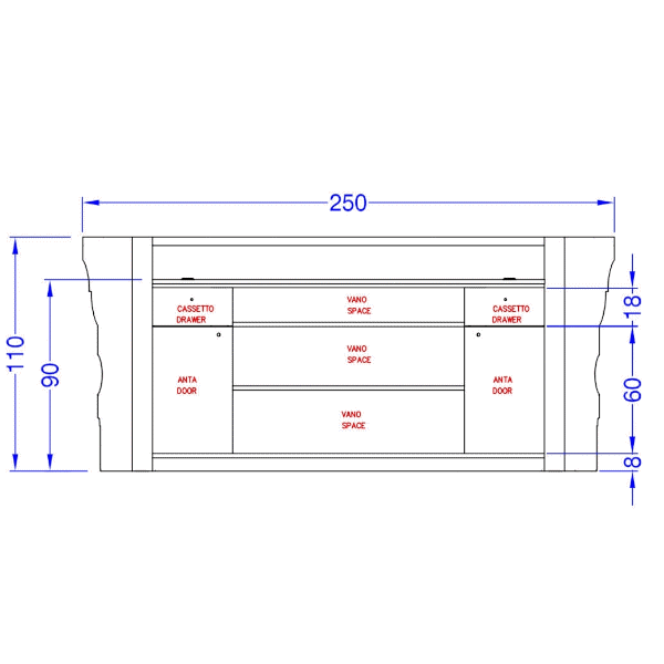 Rezeption Theke Alzira Curva 150cm Hochglanz weiss