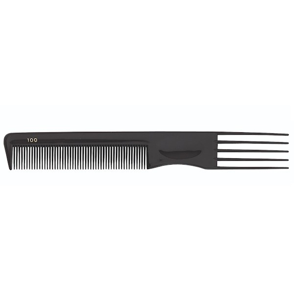 Schneidekamm Delrin 100 Schwarz 20.5cm