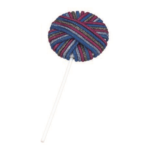 Lollipop Glitter 1Stk à 24 Elastische Bänder pink