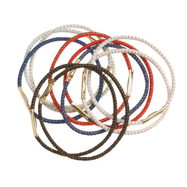 Haargummi 10 Stk. ø 45mm farbig