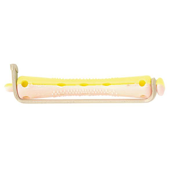 Cold wave Lockenwickler Rosa/Gelb 7mm 12 Stk.