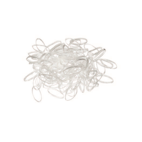  Elastische Haarbänder Transparent 20mm 500 Stk.