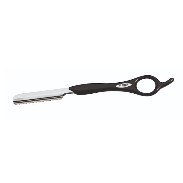 FEATHER Effiliermesser Schwarz